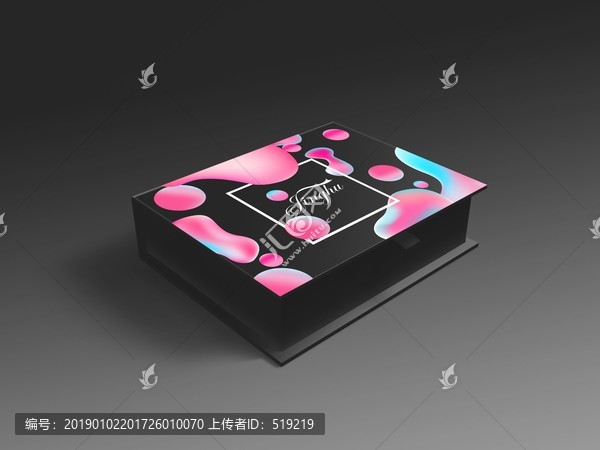禮盒包裝設計展開圖