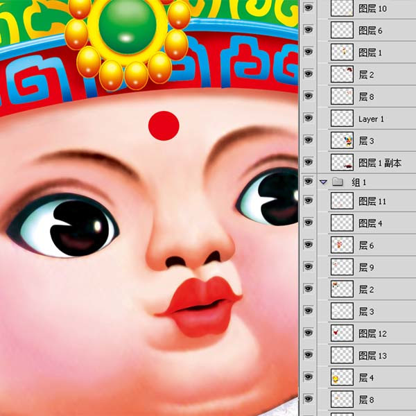 娃娃門貼