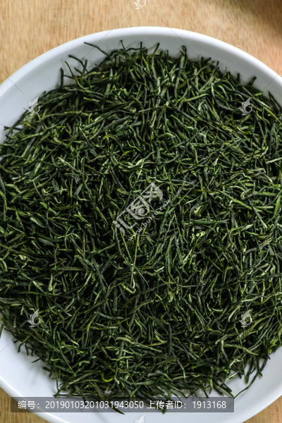 绿茶干茶茶素材