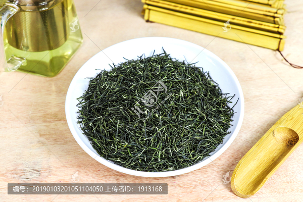 绿茶新茶茶汤干茶