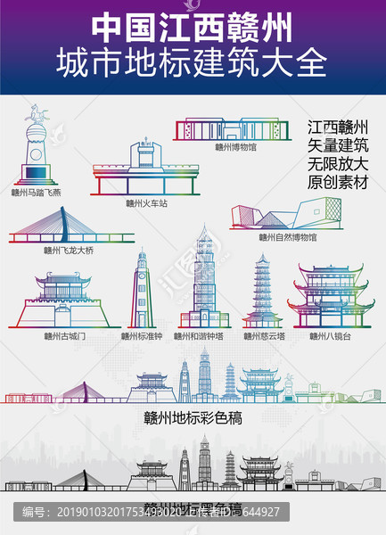 贛州城市地標(biāo)建筑大全