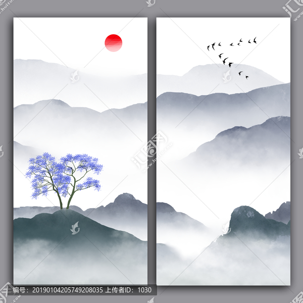 水墨中國(guó)風(fēng)