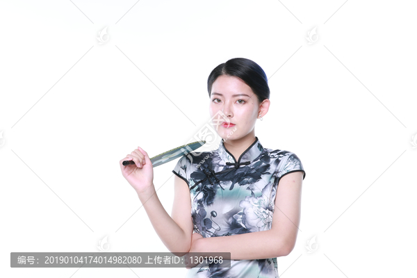 旗袍美女高清摄影图