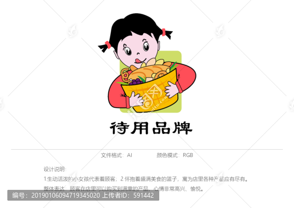 生鮮超市購(gòu)物店LOGO