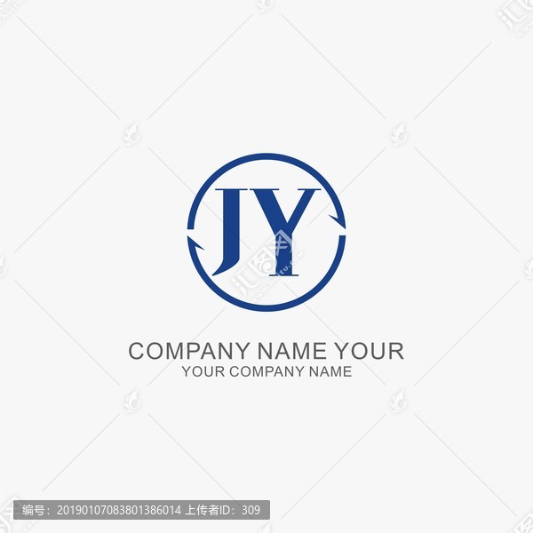 JY字母标志logo