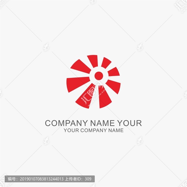 光線光芒星星太陽標志logo