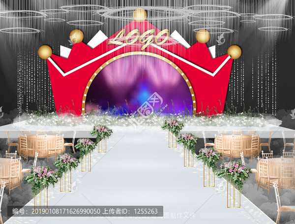 紅色皇冠舞臺(tái)