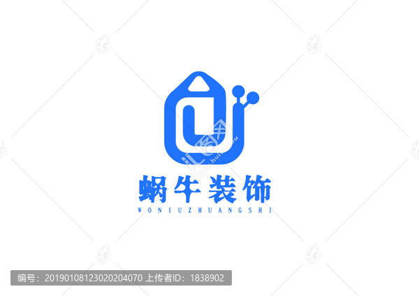 蝸牛裝飾logo標志