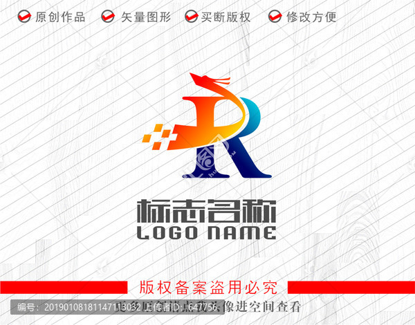 DR字母RD標(biāo)志龍科技logo