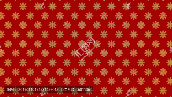 紅底金紋