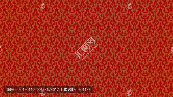 紅底金紋