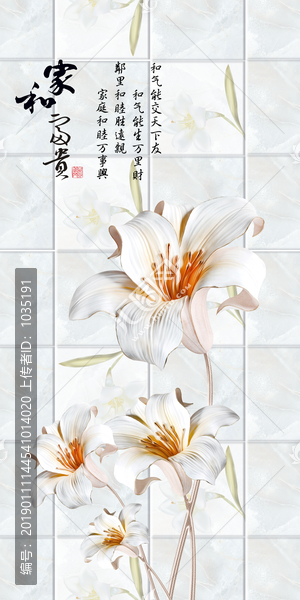 家和富貴蘭花高檔玄關(guān)過道
