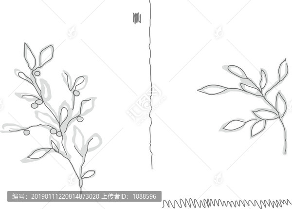 矢量葉子