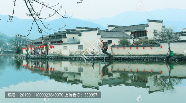 宏村水墨畫