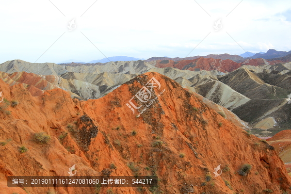 张掖丹霞地质公园红土