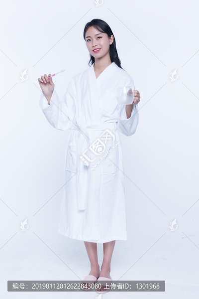 浴袍套装高清摄影图