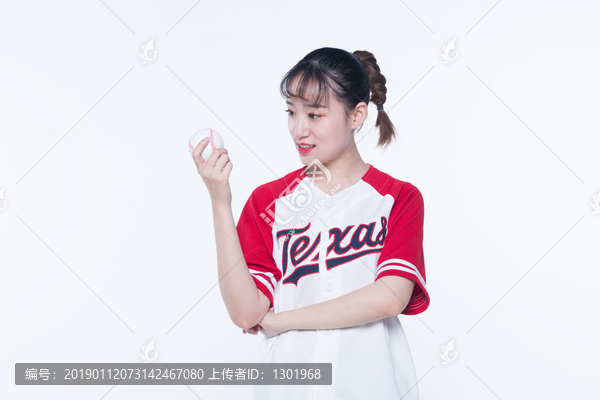 棒球女运动员高清大图