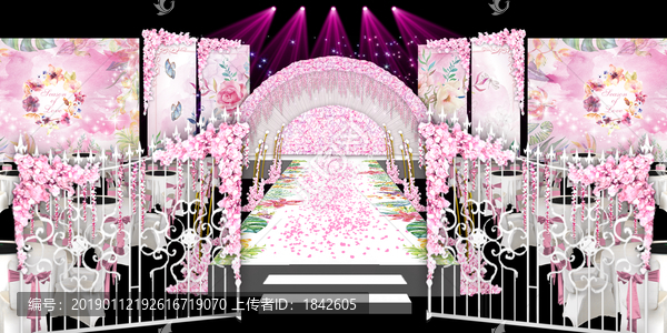 粉色系婚禮