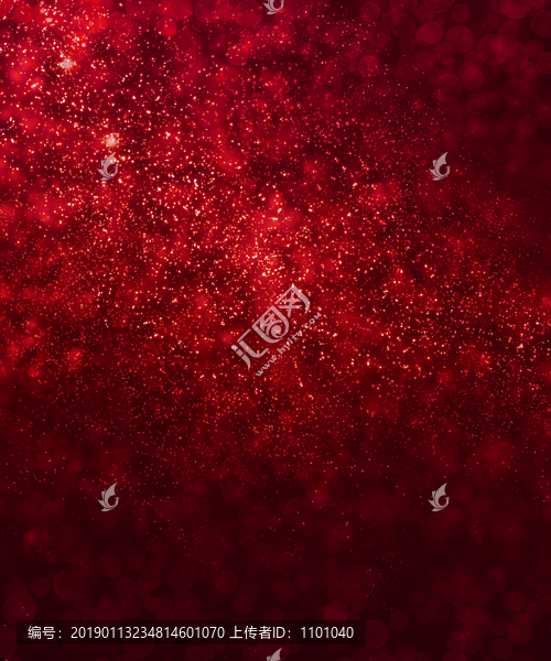 深紅色夢幻星光光斑光暈閃光背景