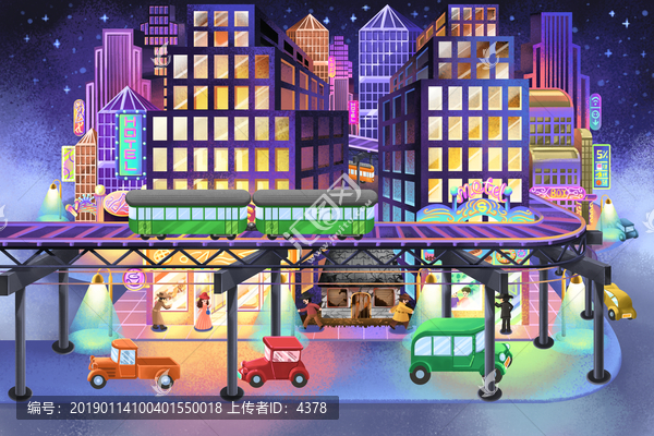 城市夜景