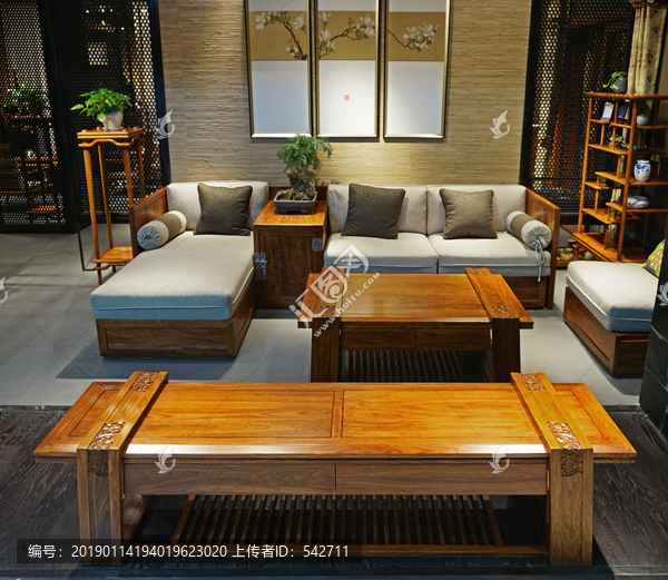 现代中式客厅家具