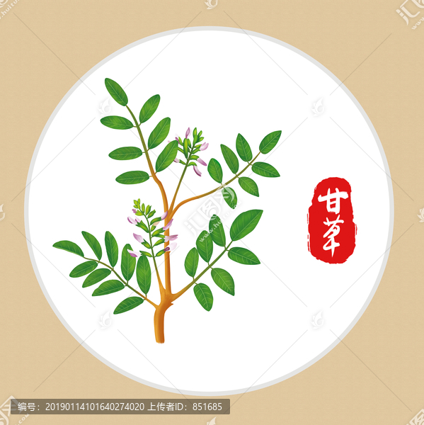 手繪甘草