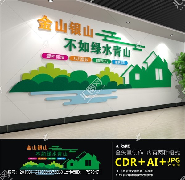 金山銀山不如綠水青山