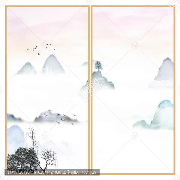 工藝裝飾水墨畫