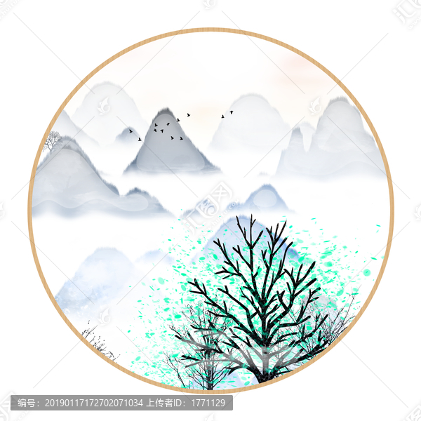 意境禪意裝飾抽象畫