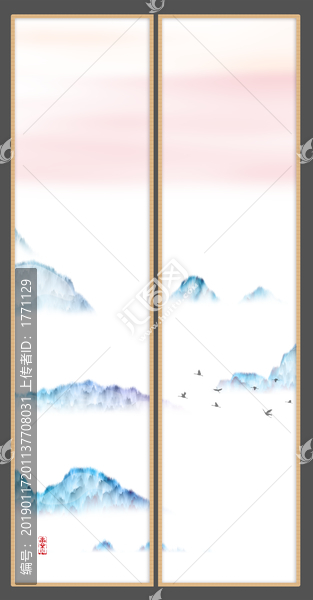 現(xiàn)代水墨水彩抽象油畫