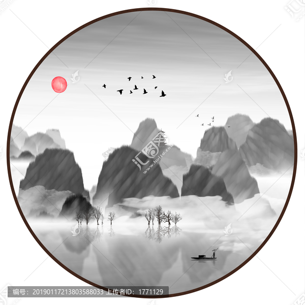 意境禪意裝飾抽象畫