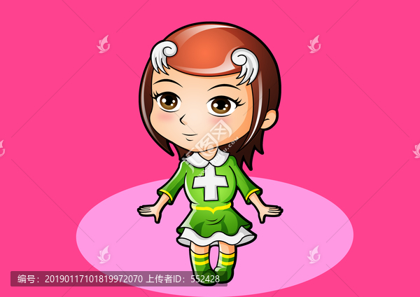 魅力女孩卡通