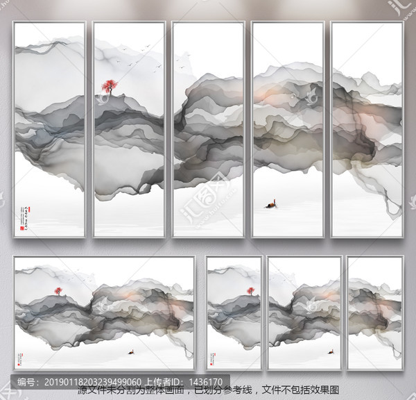 新中式背景墻