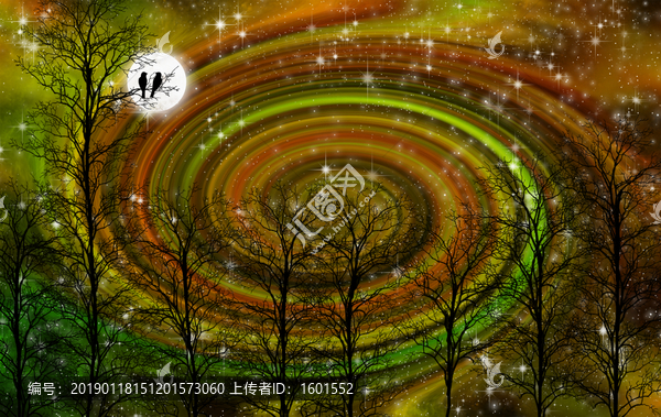高清宇宙星空裝飾畫(huà)