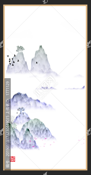 抽象畫(huà)彩墨肌理油畫(huà)