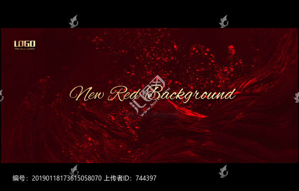 紅色背景