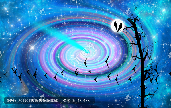 高清星空裝飾畫
