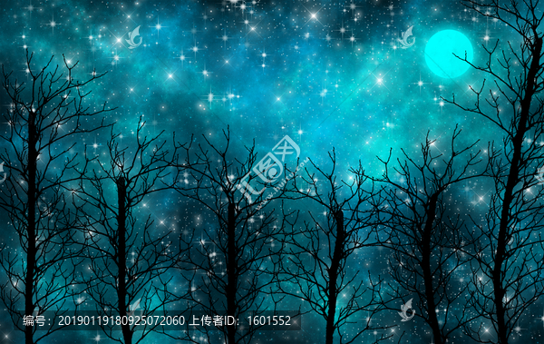 高清宇宙星空裝飾畫