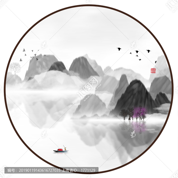 意境禪意裝飾抽象畫
