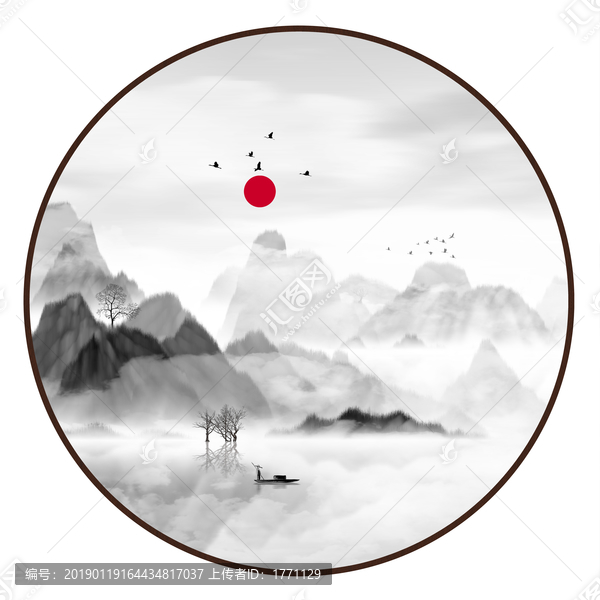 意境禪意裝飾抽象畫