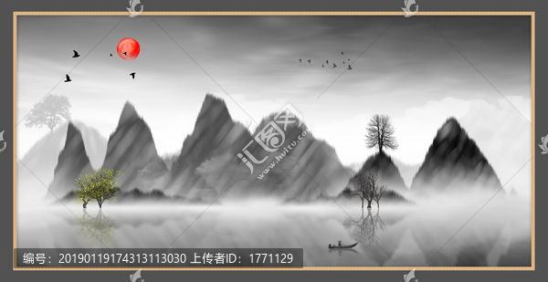 意境禪意裝飾抽象畫