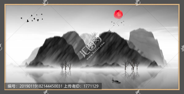 意境禪意裝飾抽象畫