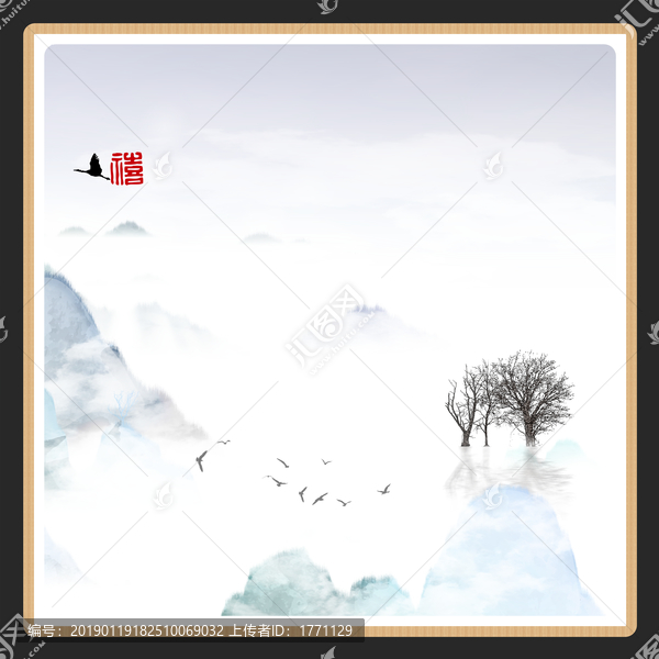 抽象畫彩墨肌理油畫