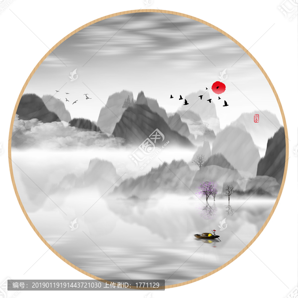 抽象畫(huà)彩墨肌理油畫(huà)