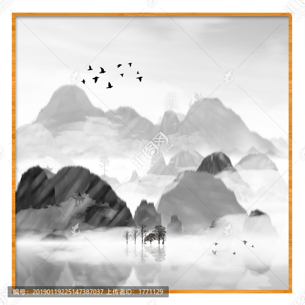 抽象畫(huà)彩墨肌理油畫(huà)