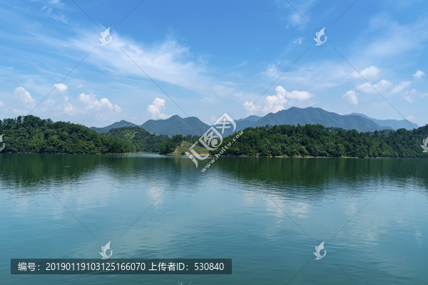 千岛湖美丽的山水风光