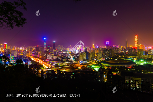 深圳全景夜景