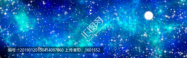 高清樹影星空裝飾畫
