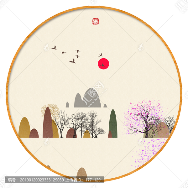 意境禪意裝飾抽象畫