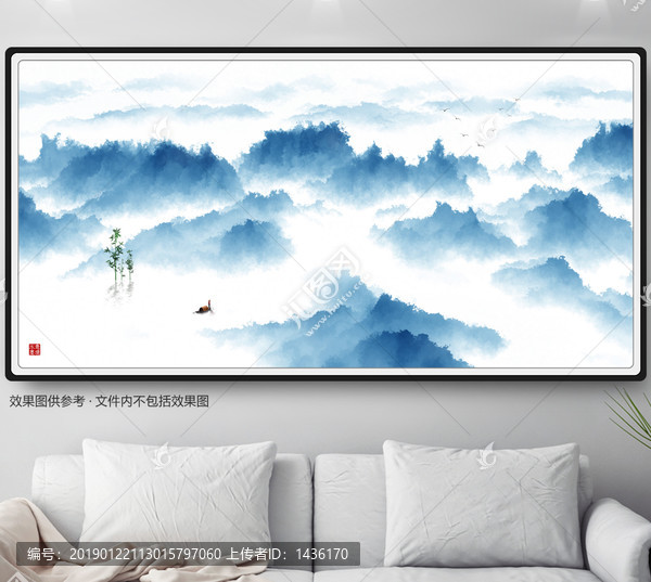禪意山水畫